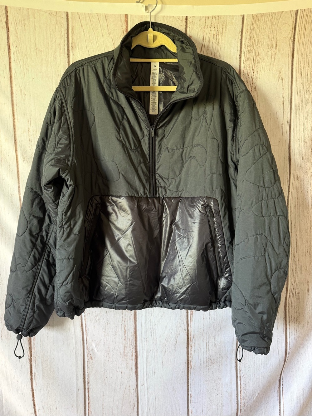 Lululemon Insulated Quilted Pullover Jacket Womens Size 12
